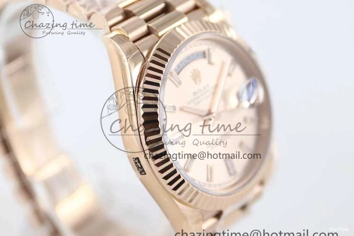 MiroTime 1230 AllSeason Day Date 40mm RG 904L Steel TWF 1:1 Best Edition RG Crystal Dial on RG Bracelet A 2350